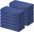Homaxy 100% Cotton Waffle Weave Kitchen Towels, 12 Pack, Navy Blue | Soft and Absorbent Dish Towels, 16 x 26 Inches Quick Dry Hand Towels