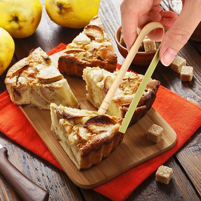 Chengu 240 Pcs Mini Bamboo Tongs Disposable Small Wooden Toaster Tongs Charcuterie Serving Cooking Utensils for Catering Buffet Appetizer Wedding Holiday Party Supplies(4.7 Inch)