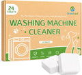 ORIENTLEAF Washing Machine Cleaner for Pet Owners, 24 Tablets 1 Year Supply | Fragrance-free enzyme washer tablets for pet homes; help clean washer residue, less plastic and easy to store