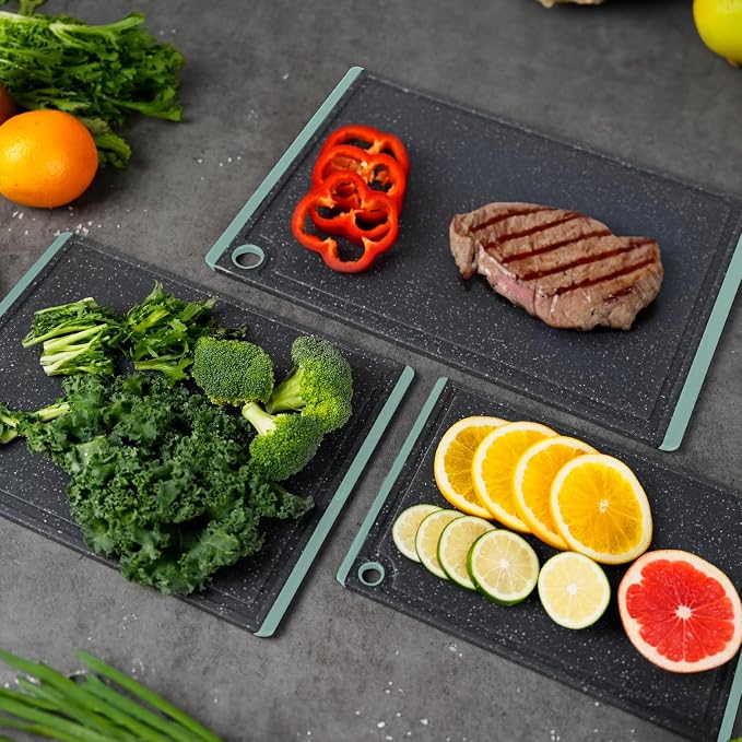 Cutting Board, Extra Large Cutting Boards for Kitchen Chopping Board with Juice Grooves, Kikcoin