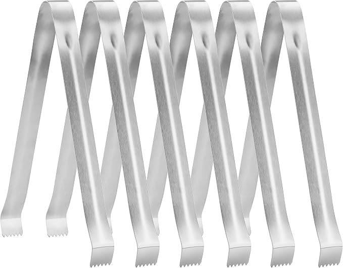 New Star Foodservice Commercial-Grade Pom Tongs (9-Inch - 6 Pack)