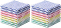 Dish Cloths for Kitchen Washing Dishes, Super Absorbent Dish Rags, Cotton Kitchen Dish Towels Pack of 16, 12x12 Inches