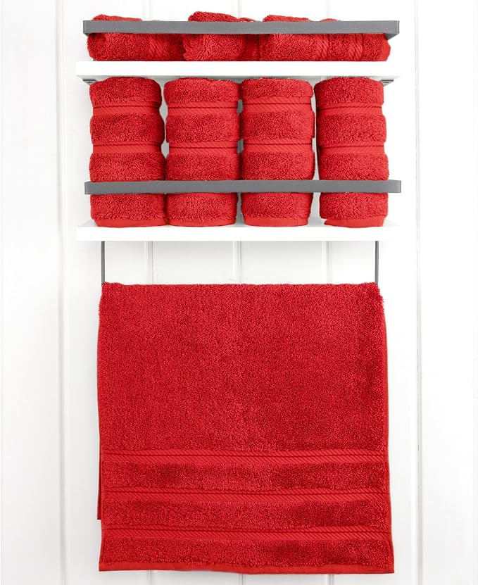 American Soft Linen 100% Cotton Luxury Turkish Towels, 4 PC Hand Towel Set | Soft Absorbent Quick Dry OEKO Tex Standard 100 Certificated Durable Machine Washable Premium Hotel Quality