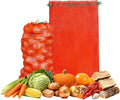 50 Pack Extra Large Drawstring Mesh Produce Bags 31" x 19" Reusable Breathable Vegetable Storage Bags for Onions Potatoes Firewood Crawfish Citrus, 60 lb Capacity