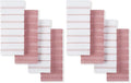 KitchenAid Albany Kitchen Towel 4-Pack Set, Dried Rose/White, 16"x26", (Pack of 2)
