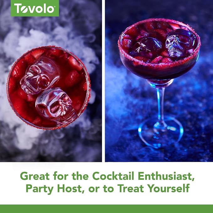 Tovolo, Set Ice Molds Skull, 2 Count