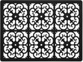 GASARÉ, Extra Large, Thick, Silicone Trivet for Hot Dishes, Pots, and Pans, Heat Resistant Mat for Countertop, Hot Pad for Kitchen, Easy to Clean, 16 x 12 x 3/8 Inches, Black
