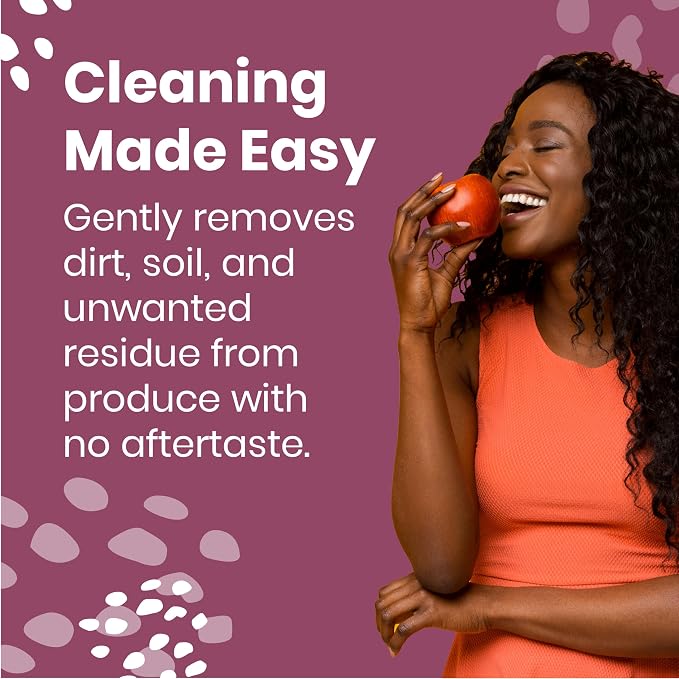 Fruit & Vegetable Wash, Natural Produce Cleaner, 1 Gallon | Fresh Extend, Hypochlorous Acid Spray, Clean Produce, Remove Wax and Dirt, Food Safe, Fragrance-Free, No Chemical Residue
