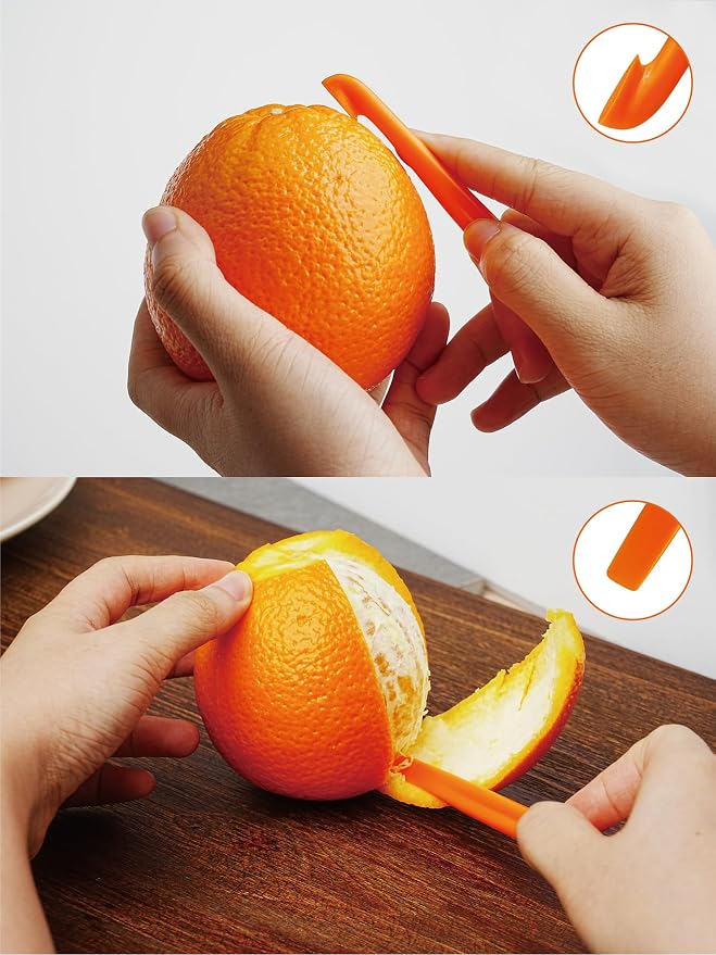 New Talent 6 Orange Peeler Set Orange Peeler Easy Open Citrus Lemon Citrus Peeler Cutter Vegetable Slicer Fruit Tools Kitchen Gadgets