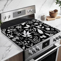 Herbs and Plants Stove Top Covers for Electric Stove, Electric Gas Stove Pad Heat Resistant Range Cooktop Protector for Home Decor Kitchen 28"x20"