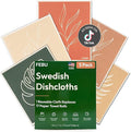 Swedish Dishcloths for Kitchen | 5 Pack Floral Reusable Paper Towels Washable | Swedish Dish Towels | Non-Scratch Cellulose Sponge Cloths | No Odor, Biodegradable Cleaning Cloths