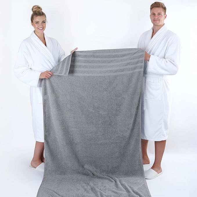 American Soft Linen 100% Cotton Luxury Turkish Towels, 35x70 XL Bath Sheet | Soft Absorbent Quick Dry OEKO Tex Standard 100 Certificated Durable Machine Washable Premium Hotel Quality