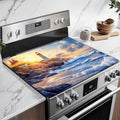 lighthouse Stove Top Covers for Electric Stove, Electric Gas Stove Pad Heat Resistant Range Cooktop Protector for Home Decor Kitchen 28"x20"