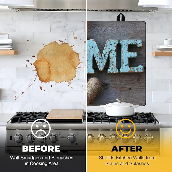 NYZE Stove Top Cover for Electric Stoves, Flat Top Cooktop Protector, Kitchen Extra Counter Space with Home Design