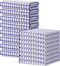 Kitinjoy Cotton 16 Pack Kitchen Towels and Dishcloths Sets, Blue | 16 x 25 Inch & 12 X 12 Inch Dish Towels Bulk, Super Soft and Absorbent hand towels for kitchen Drying
