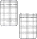 USA Pan Nonstick Quarter Sheet Cooling Racks, Set of 2