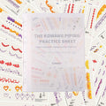 Piping Practice Sheets Reusable Cake Decorating Supplies | Piping Practice Board Guide Paper Sheets 250+ Icing Practice Sheets Set Cake Decorating Tips Techniques Tutorial
