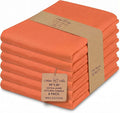 Urban Villa Kitchen Towels Cotton Dish Towels 20”x30” (Set of 6) Coral