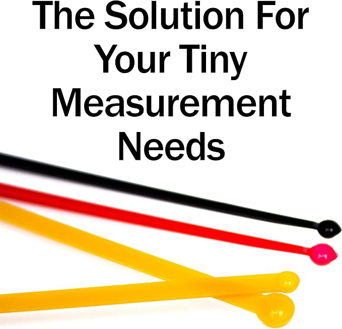BPA-Free, Versatile Micro Scoop Variety 3pk. Get 1 of Each Size 6-10mg, 10-15mg, And 25-30 Milligrams Measuring Spoons. Mess-Free Nootropic Supplement Powder Measurement. Best Value Capsule Spoons!