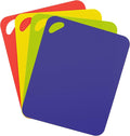 Dexas Heavy Duty Grippmat Flexible Cutting Board Set of Four, 11.5 x 14 inches, Blue, Green, Yellow and Red,6554PK