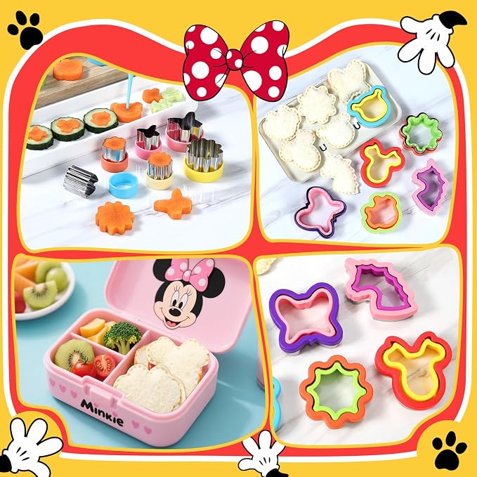 laxizar 18 Pcs Sandwich Cutters Cookie Cutters Uncrustable Bread Maker