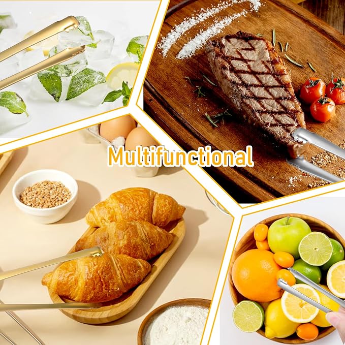 Yuanchu 2 Pcs Egg Chalaza Remover Tongs, Egg Chalaza Remover Tools | Toothed Design Eggshell Fragment Remover Tool, Stainless Steel Multipurpose Kitchen Utensil for Baking Cooking Pastry Chefs