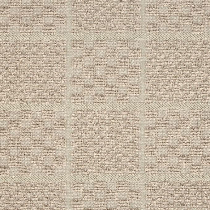 KITCHENAID Quilted Cotton Terry Cloth Oven Mitt, Pot Holder, Kitchen Towel 4-Pack Set, Heat Resistant, Silicone Grip, 16"x26", 7"x13" & 7"x10", Milkshake Tan