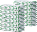 Kitinjoy Cotton 12 Pack Terry Kitchen Towels, Green | 16 x 25 Inches Super Soft and Absorbent Dish Towels, Quick Drying hand towels for kitchen Drying