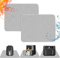 2 PCS Heat Resistant Mats for Countertop Air Fryer, 24x21in, Grey | 1022 ℉ Fireproof mat, air fryer accessories for ninja, cosori, waterproof hot pads for kitchen toaster, oven, coffee maker
