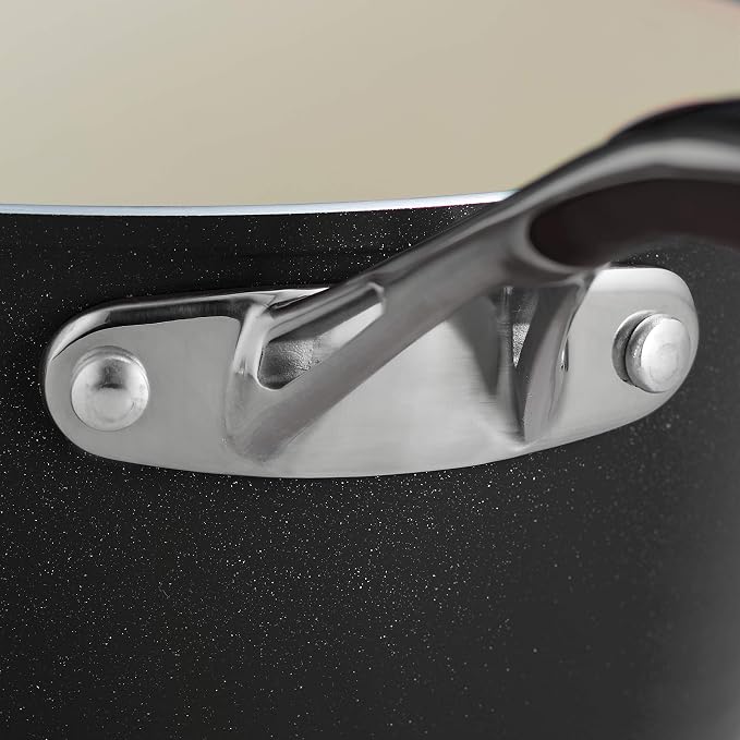 Tramontina Ceramica Deluxe 10-Inch Frying Pan | Ceramic Non Stick Skillet, Oven-Safe, Metallic Black