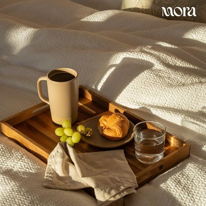 Mora Ceramics Large Tea Mug with Loose Leaf Infuser and Ceramic Lid, 18 oz, Portable, Microwave, Dishwasher Safe, Tall Coffee Cup - Rustic Matte Ceramic Glaze, Modern Herbal Tea Strainer, Mushroom