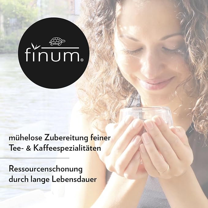 Finum 63/421.40.00 Floating Brewing Basket, Medium, Black