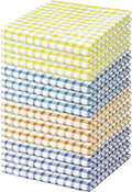Nialnant 12 Pack Kitchen Dish Cloths,100% Cotton Kitchen Towels | Soft Absorbent Quick Drying Dish Rags for Kitchen,Washing Dishes,Cleaning rags - 11 x 11In