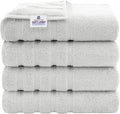 American Soft Linen 100% Cotton Luxury Turkish Towels, 4 PC Bath Towel Set | Soft Absorbent Quick Dry OEKO Tex Standard 100 Certificated Durable Machine Washable Premium Hotel Quality