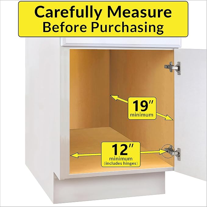 LYNK PROFESSIONAL® Pull Out Cabinet Organizer, Kitchen Slide Out Drawer | 11W x 18D chrome rollout shelf creates easy-access storage for cookware, pantry items and kitchen essentials inside cabinets
