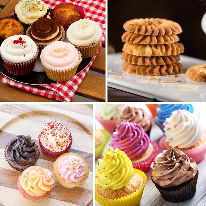 5Pcs Large Piping Tips Set, Stainless Steel Frosting Tips