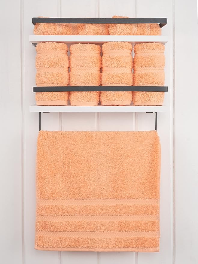 American Soft Linen 100% Cotton Luxury Turkish Towels, 4 PC Hand Towel Set | Soft Absorbent Quick Dry OEKO Tex Standard 100 Certificated Durable Machine Washable Premium Hotel Quality