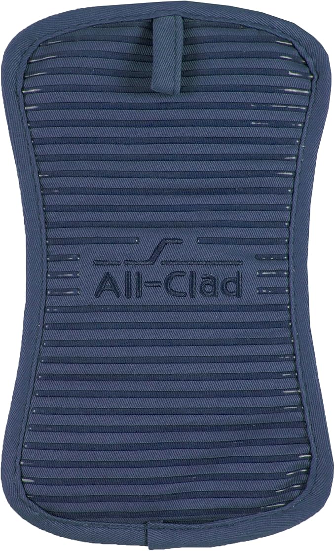 All-Clad Premium Pot Holder & Hot Pad: Heat Resistant to 500 Degrees - 100% Cotton, 10"x6.25" Hot Pad for Kitchen and Barbeque, (1-Pack)