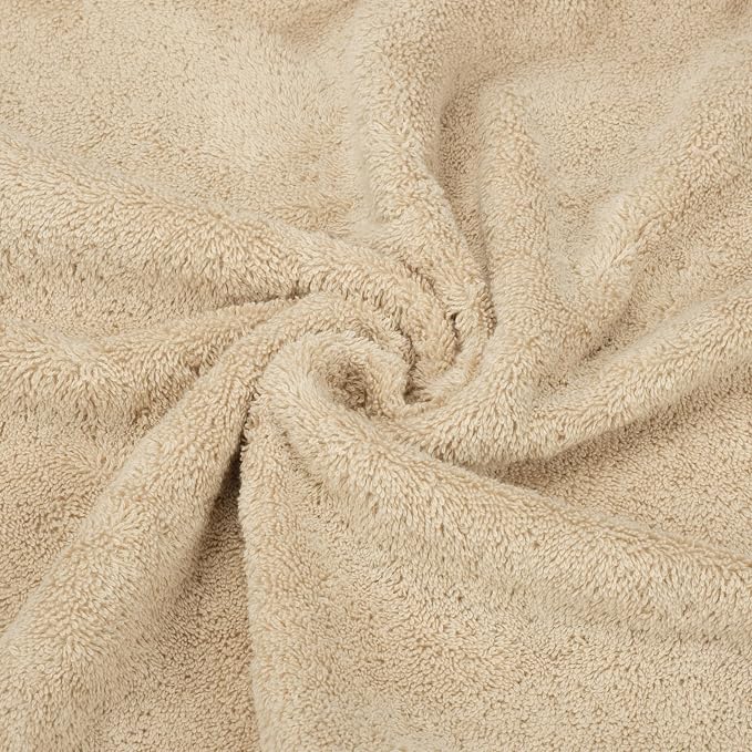 American Soft Linen 100% Cotton Luxury Turkish Towels, 6 Piece Towel Set | Soft Absorbent Quick Dry OEKO Tex Standard 100 Certificated Durable Machine Washable Premium Hotel Quality