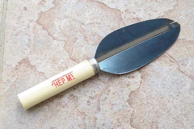 Crude - Asian Peeler Knife - Super Sharp Carbon Steel - Vegetables, Sharpest peeler, Medium
