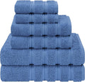 American Soft Linen 100% Cotton Luxury Turkish Towels, 6 Piece Towel Set | Soft Absorbent Quick Dry OEKO Tex Standard 100 Certificated Durable Machine Washable Premium Hotel Quality