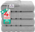 American Soft Linen 100% Cotton Luxury Turkish Towels, 4 PC Bath Towel Set | Soft Absorbent Quick Dry OEKO Tex Standard 100 Certificated Durable Machine Washable Premium Hotel Quality