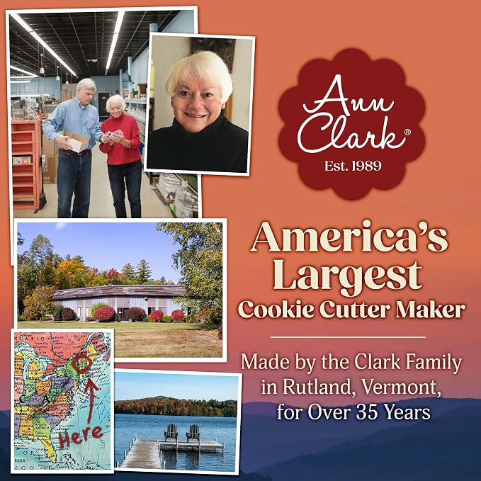 Ann Clark Forget-Me-Not Flower Cookie Cutter, Small 2.75" Made in USA | Perfect Size and Shape, America’s Largest Cookie Cutter Maker, Food-Safe American Steel