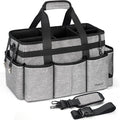 Wearable Cleaning Caddy Bag, Cleaning Caddy Supplies Organizer with Handles for Cleaners & Housekeeper, Under Sink & Car Cleaning Tool Organizers Bag with Adjustable Shoulder Strap&Waist Belt