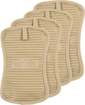 All-Clad Premium Pot Holder & Hot Pad: Heat Resistant to 500 Degrees - 100% Cotton, 10"x6.25" Hot Pad for Kitchen and Barbeque, 4-Pack, Cappuccino
