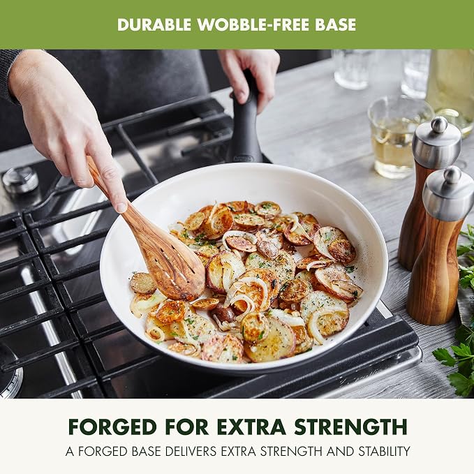 GreenPan Rio 11" Square Griddle Pan, Ceramic Nonstick Cookware, PFOA and PFAS-Free, Stay-Cool Bakelite Handle, Black