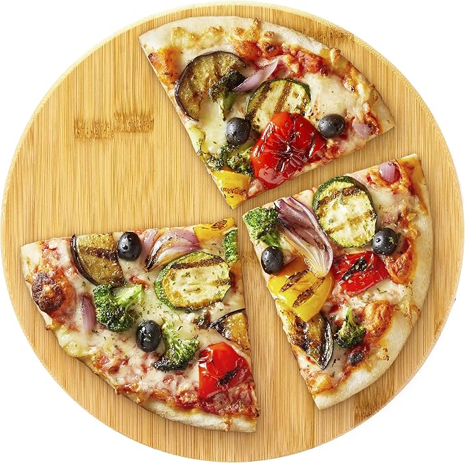 TB Home 10 Inch Bamboo Lazy Susan Turntable for Kitchen, Cabinet or Pantry | Keep spices, sauces, condiments, and seasonings within reach. Sized for kitchen cabinets, pantries, and countertops.
