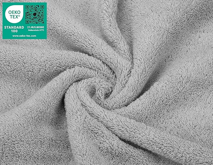 American Soft Linen 100% Cotton Luxury Turkish Towels, 4 PC Washcloth Set | Soft Absorbent Quick Dry OEKO Tex Standard 100 Certificated Durable Machine Washable Premium Hotel Quality