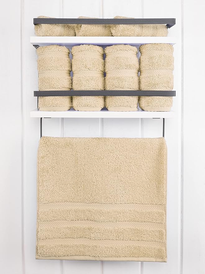 American Soft Linen 100% Cotton Luxury Turkish Towels, 4 PC Hand Towel Set | Soft Absorbent Quick Dry OEKO Tex Standard 100 Certificated Durable Machine Washable Premium Hotel Quality