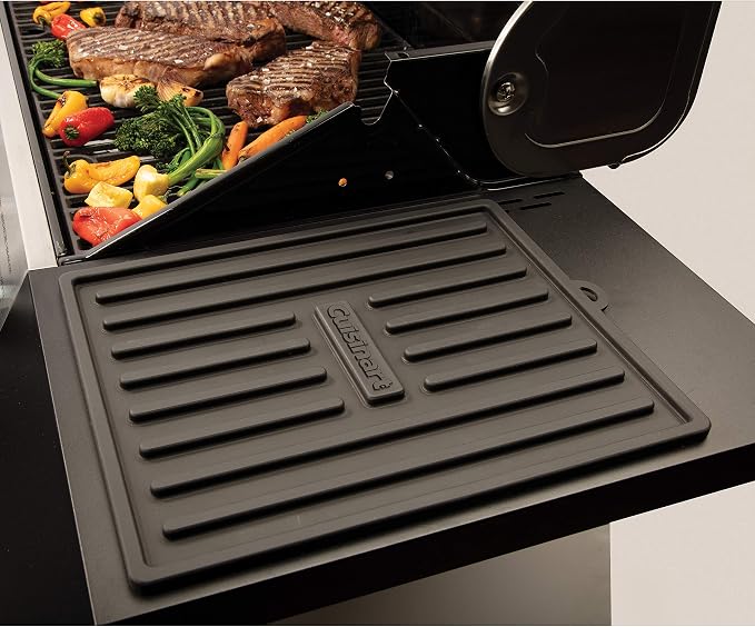 Cuisinart CTM-820 Silicone Grill Tool Mat, 11" x 14", Black